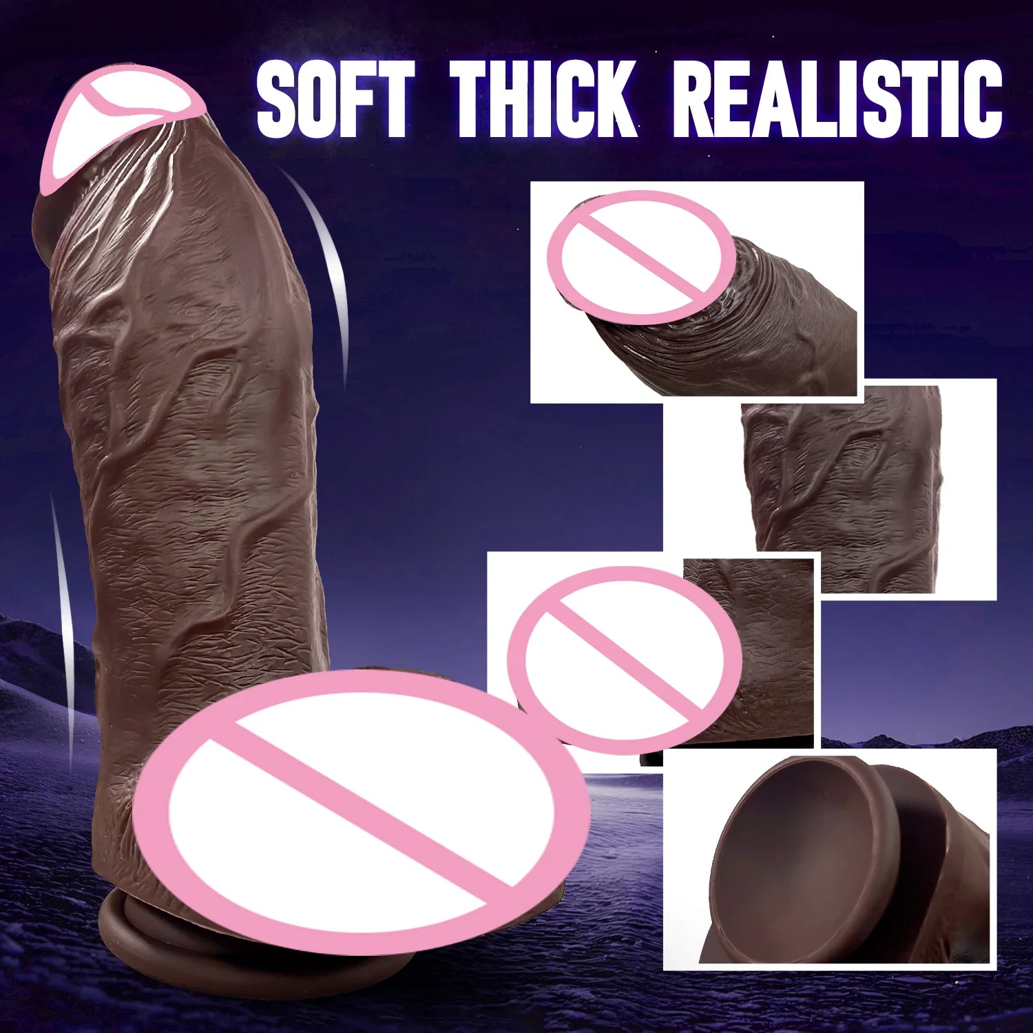 Big Dildo Penis Sex Toys for Women Couple Adult Large Digits Silicone Sexy Black Dildos Clitoral Stimulation Vagina Suction Cup