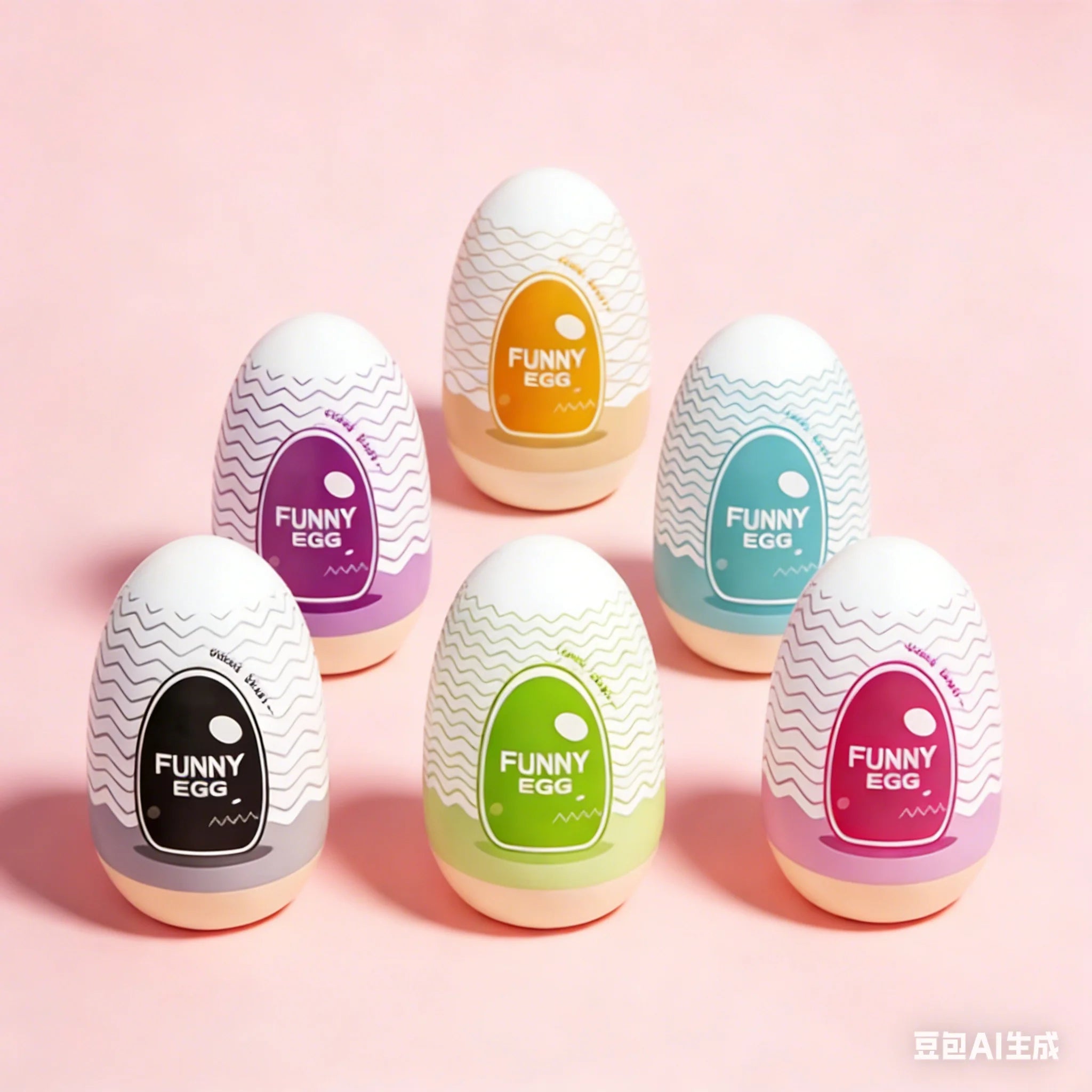 Portable Sex Toys Soft Rubber Adult Toys Realistic Male Vagina Pocket Type Genital Toys Egg Shaped Stimulator Penis Massager