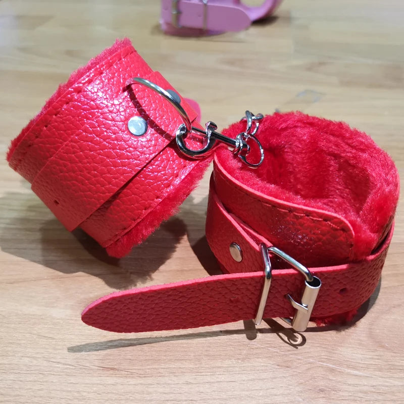 BDSM Bondage Restraints Set Fetish Slave Adult Games Sex Toys Cross Buckle For Women Couples Erotic  Flirting Accessories