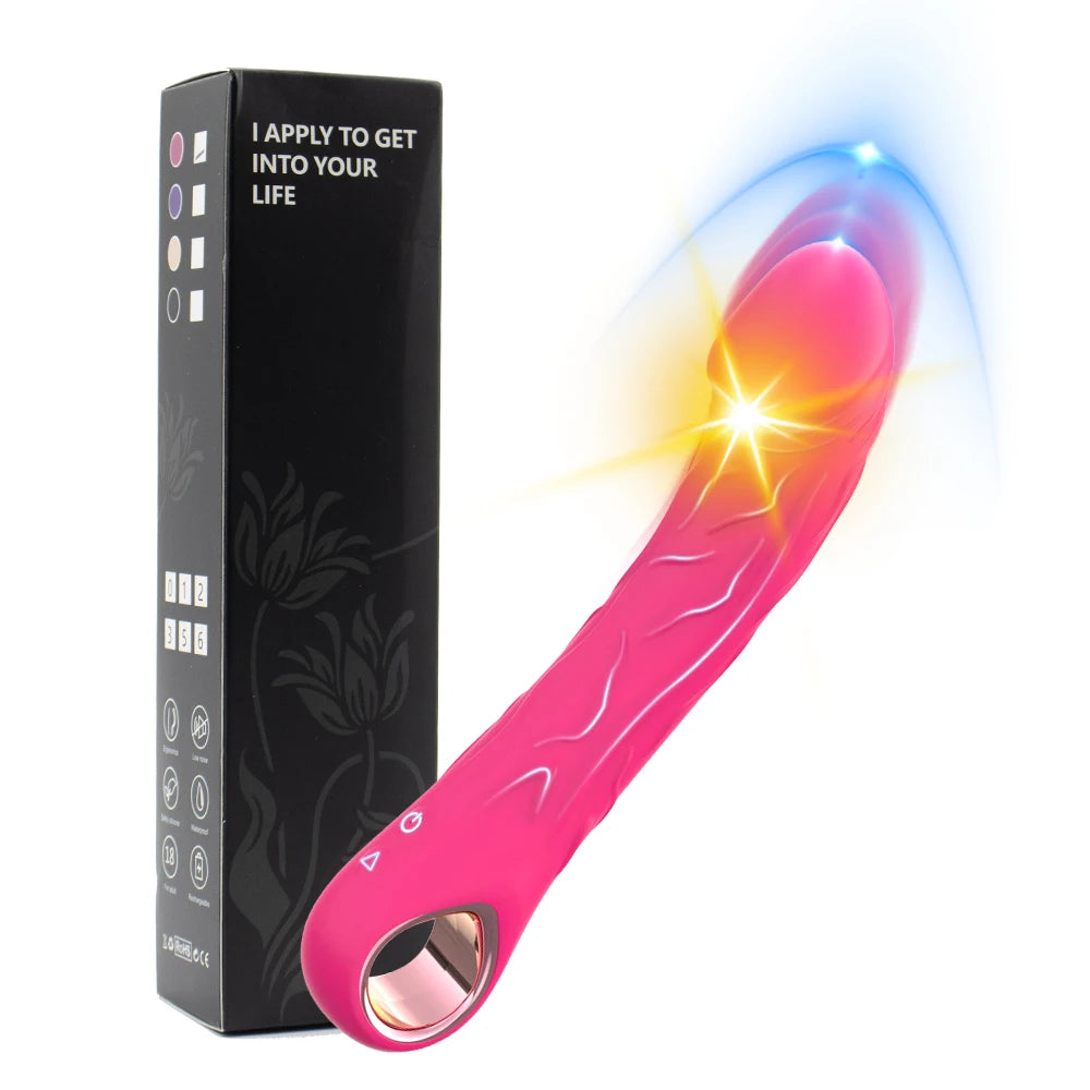 Realistic female dildo vibrator sex toys Clitoral G-spot stimulation devices have 10 powerful vibration modes for adult sex toys