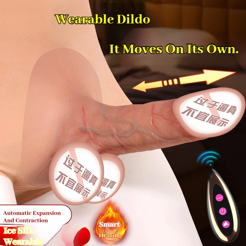 Strap on Dildo Sex Toy High Elastic Silicone Wearable Dildo Panties Large Penis Lesbians Sex Toys Penetration Vagina Anus Orgasm