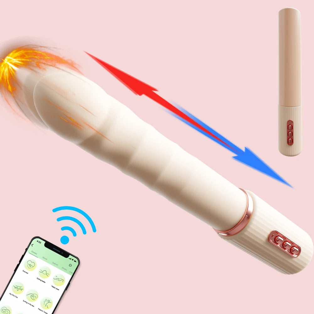 Adult Sex Toys G-spot Vibrator Women Vaginal Massager with Wiggling Thrusting Vibrating Vagina Anal Clitoral Stimulator Vibrator