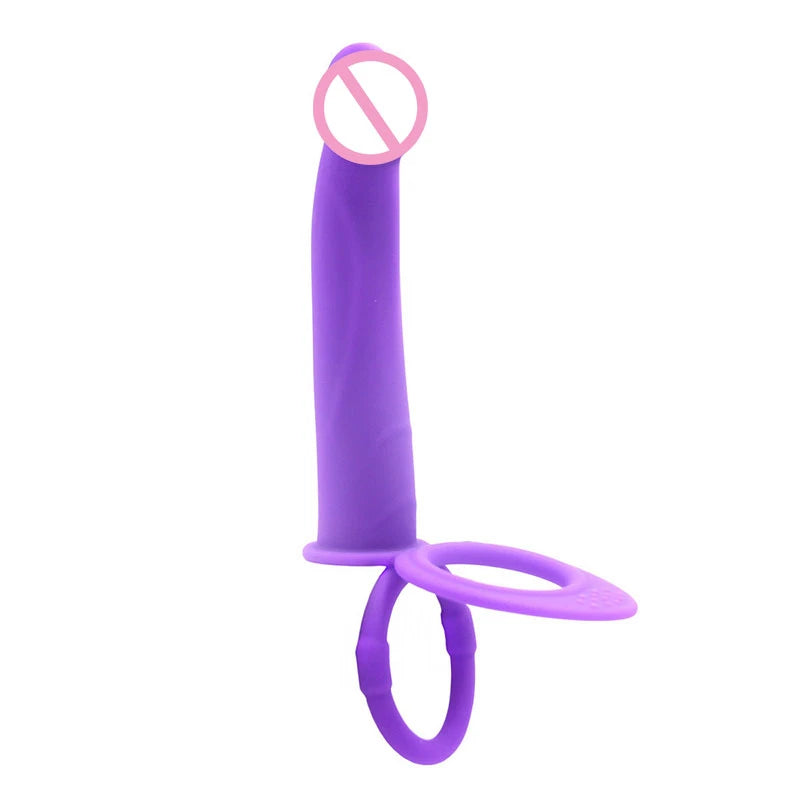 Male Woman Double Penetration Dildo Penis Vibrator Sex Toys For Couples Anal Beads Butt Plug Sex Ring G Spot Massager Adults 18+