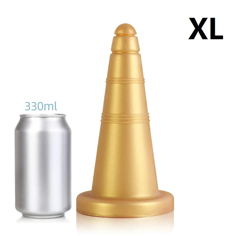 S-XL Huge Anal Plug Dildo Stimulate Anus and Vagina Masturbator  Big Butt Plug Soft Penis Anus Dilator Sex Toys for Women Men