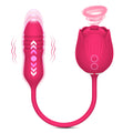 Rose Vibrator Toy for Women Clitoral Sucking Vibrator G-spot Thrusting Dildo Clit Nipple Sucker Vibrater Female Couple Sex Toys