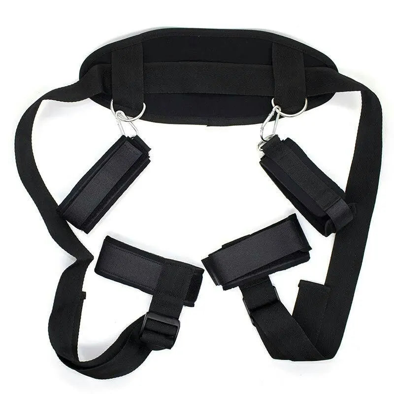 Bdsm Bondage Set Restraint Adult Game Handcuff Neck Collar Wrist Mouth Gag Strap Fetish SM Sex Toy For Woman Couples No Vibrator