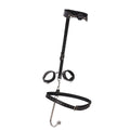 BDSM anal hook leather set, sex assist position, metal hook restraint, belt mouth plug handcuffs, adult sex toys