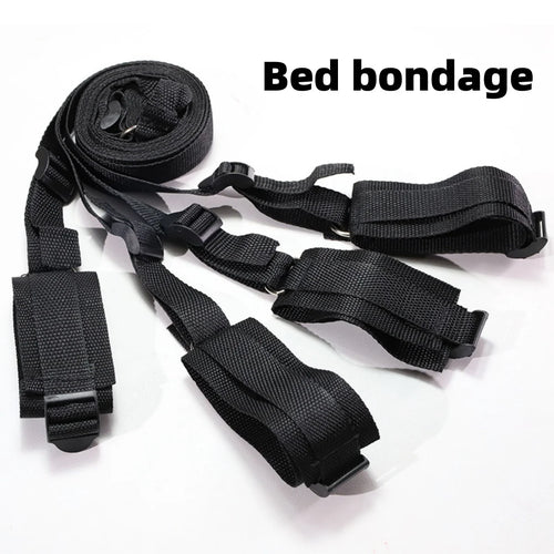 BDSM bed restraint belt set, customized for couples to engage in intimate activities, adult sex toys, bondage belts