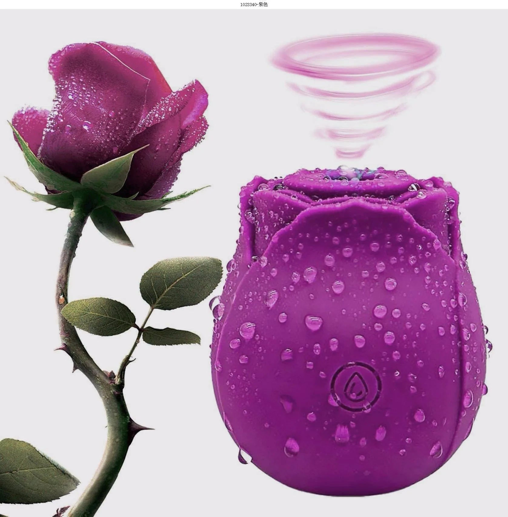 Sucking Vibrator Rose Sex Toy for Women 10 Speed Vibrator Automatic Adult Sex Toy Tongue Licking Rose Flower Vibrator Massager