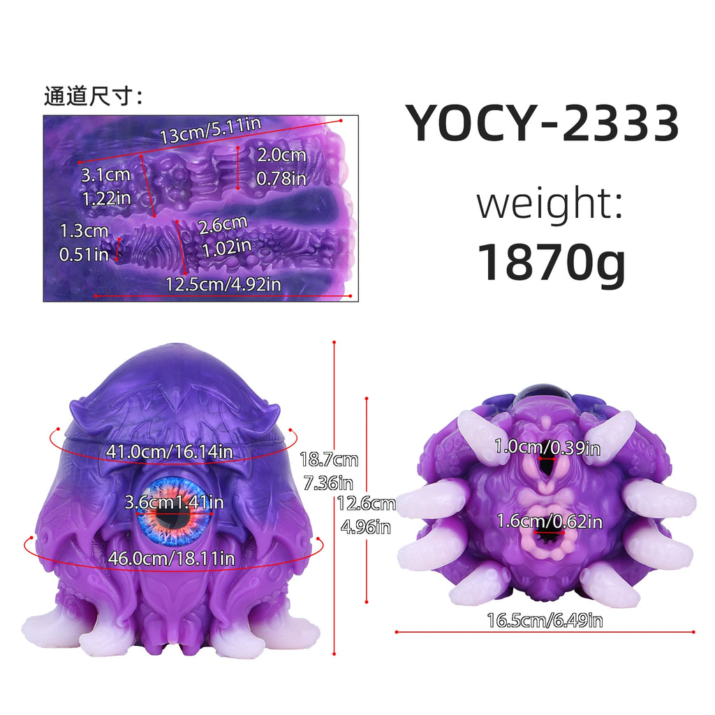 YOCY Male Masturbator Sex Toys for Men Masturbation Lifelike Animal 3D Sex Doll Silicone Pocket Pussy Sucking Toy Adult Sex Toys