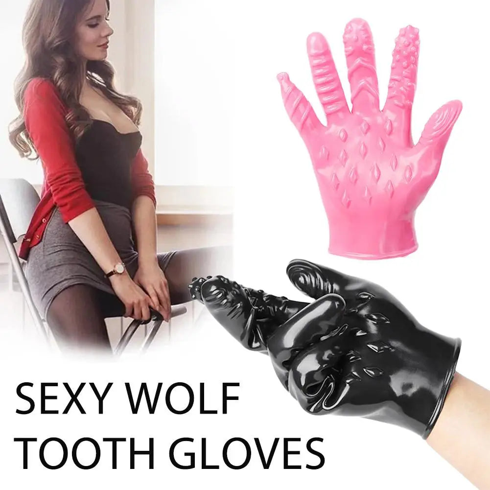 Sex Gloves Masturbation Breast Massage G Spot Vaginal Clitoris Stimulator Finger Gloves Erotic Sex Toys For Couples Women