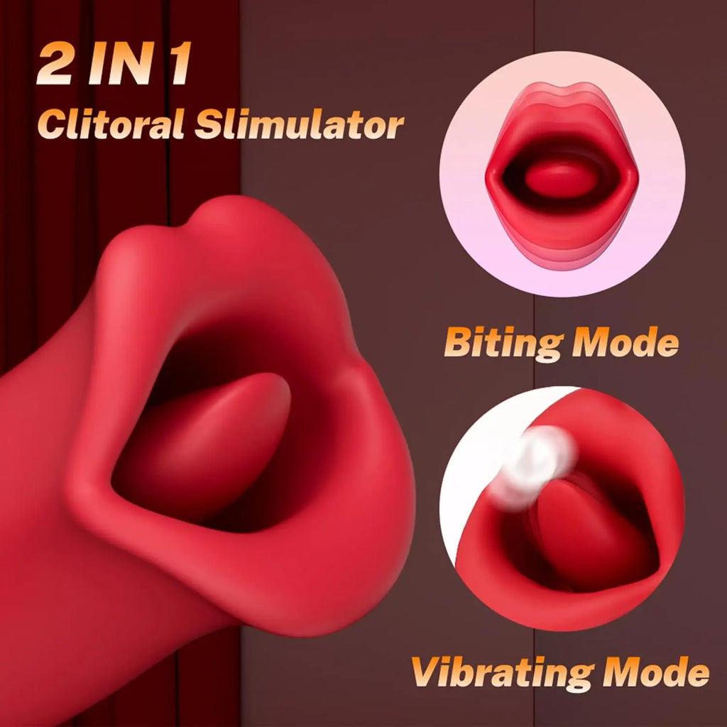 Sex Toys For Women Dildo Vibrator Tongue Licking Sucking G Spot Vibrator Nipple Clit Vibrations Stimulator Female Masturbation