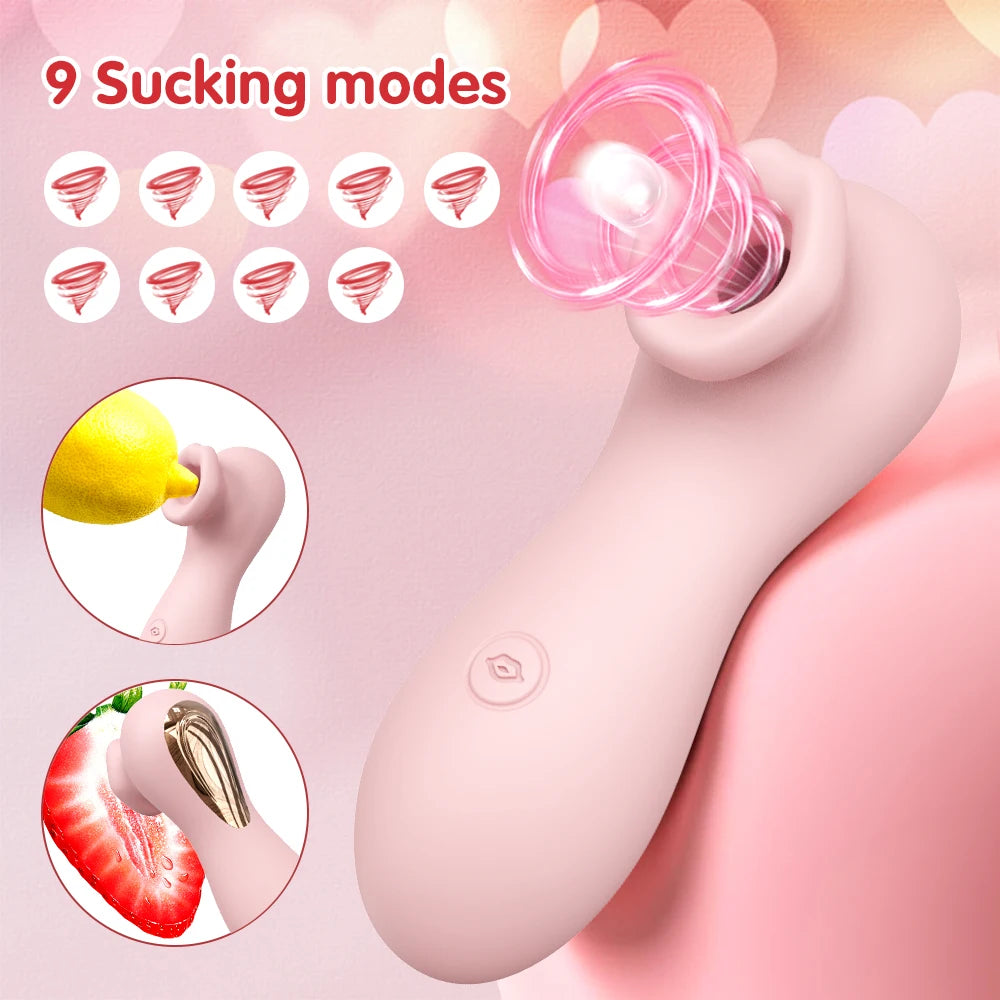 Sex Toys Sucking Vibrator Female Nipple Oral Sucker Clitoris Vibration Stimulator Sex Toy for Women Sexy Adults Supplies 18+