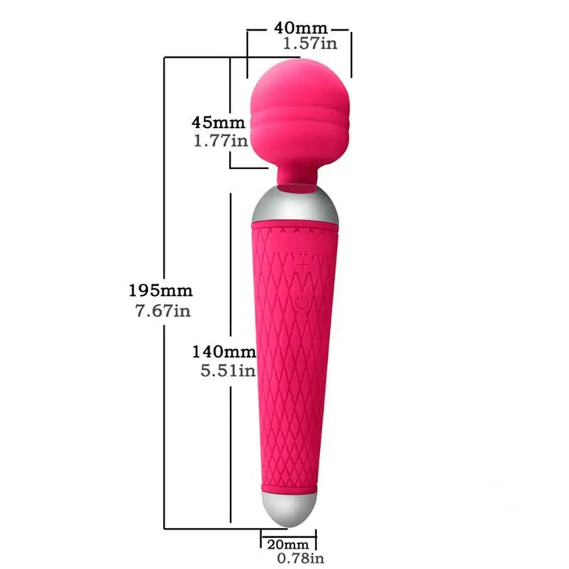 Vibrator Sex Toys For Woman 18+ G Spot Massager Powerful Magic Wand Clitoris Stimulator Vibrating Dildo Female Sex Products
