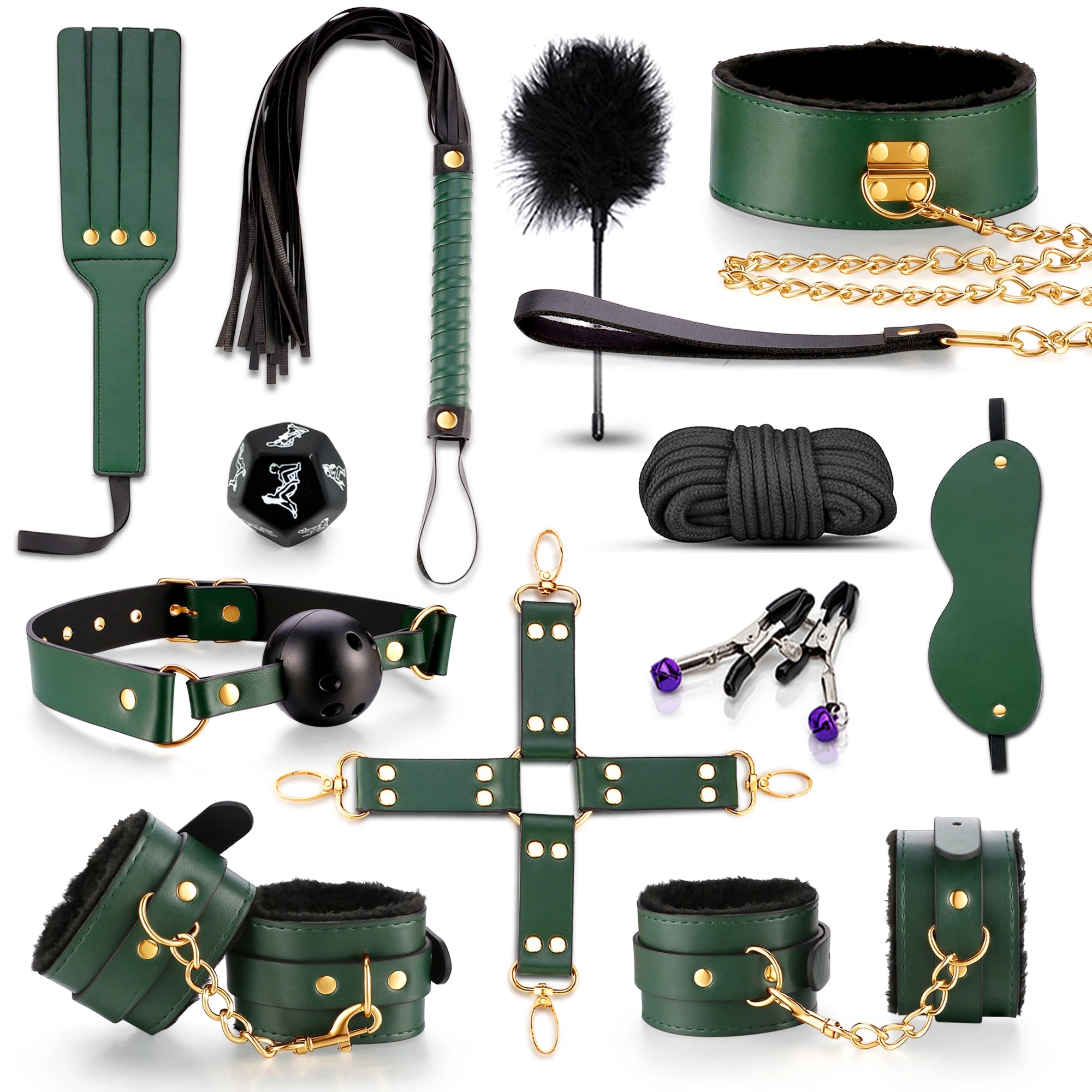 Couples use BDSM sex toys sex bondage BDSM set 12 pieces set bondage set adult female toys adult products training men and women