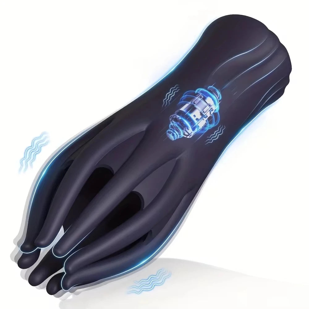 Male Glans Stimulate Massager 10 Modes Penis Delay Trainer Vibrator Rotate Masturbator Automatic Oral Climax Sex Toys For Men 18