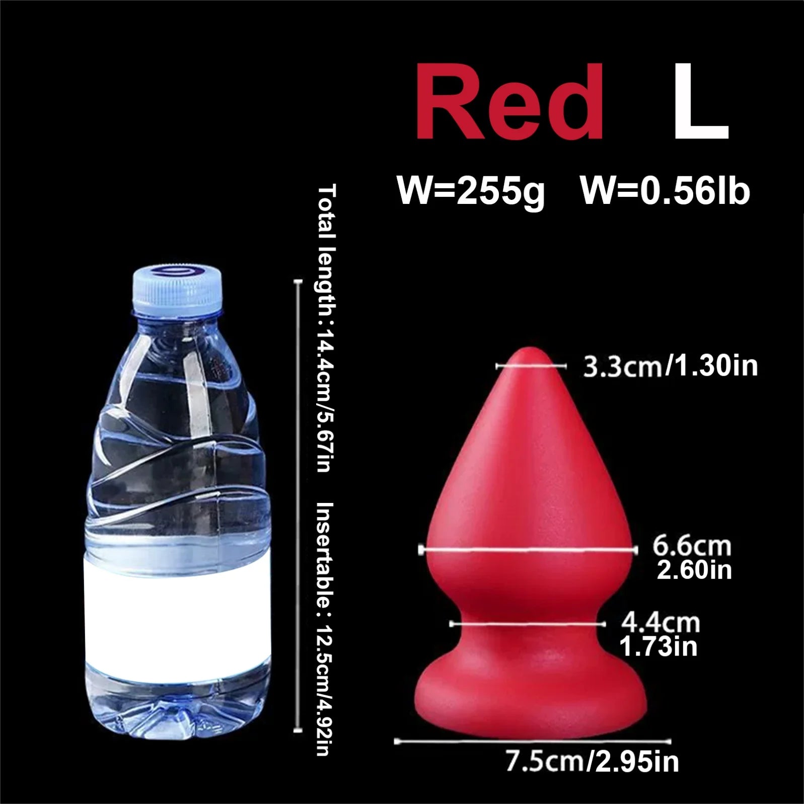 Pointed Tapered Anal Plug Silicone Anal Dildo Huge Buttplug Sex Toys Women Men Gay Big Suction Cup Vaginal Prostate Massage 18+