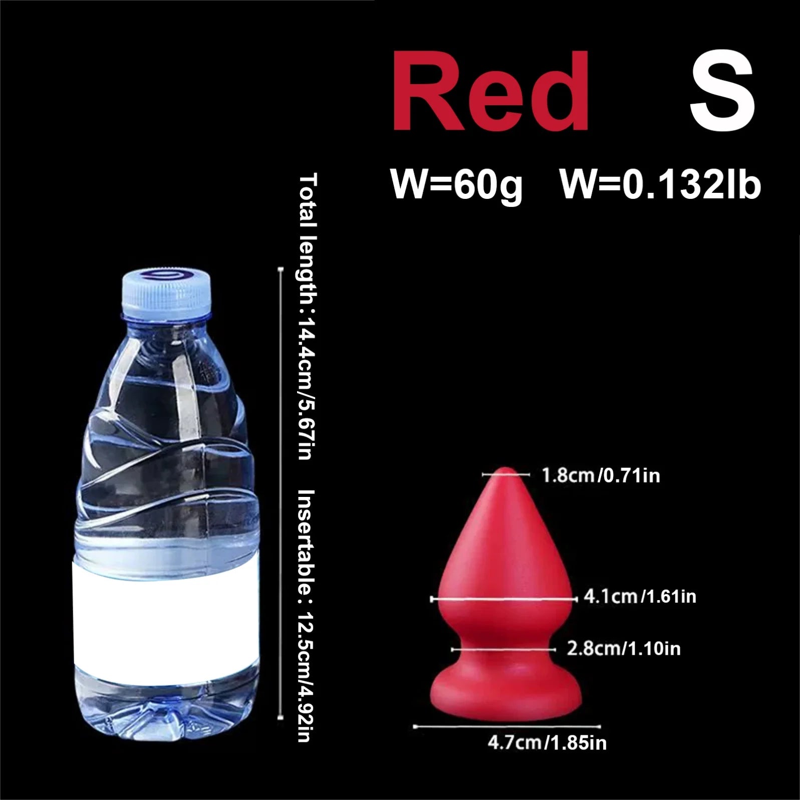 Pointed Tapered Anal Plug Silicone Anal Dildo Huge Buttplug Sex Toys Women Men Gay Big Suction Cup Vaginal Prostate Massage 18+