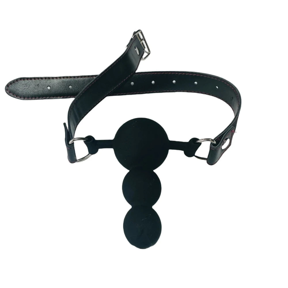 Bdsm Mouth Plug Dildo Gag Sex Toys Open Mouth BDSM Bondage Silicone Penis Adults Woman Couples SM Slaves Games Juguetes Sexuales