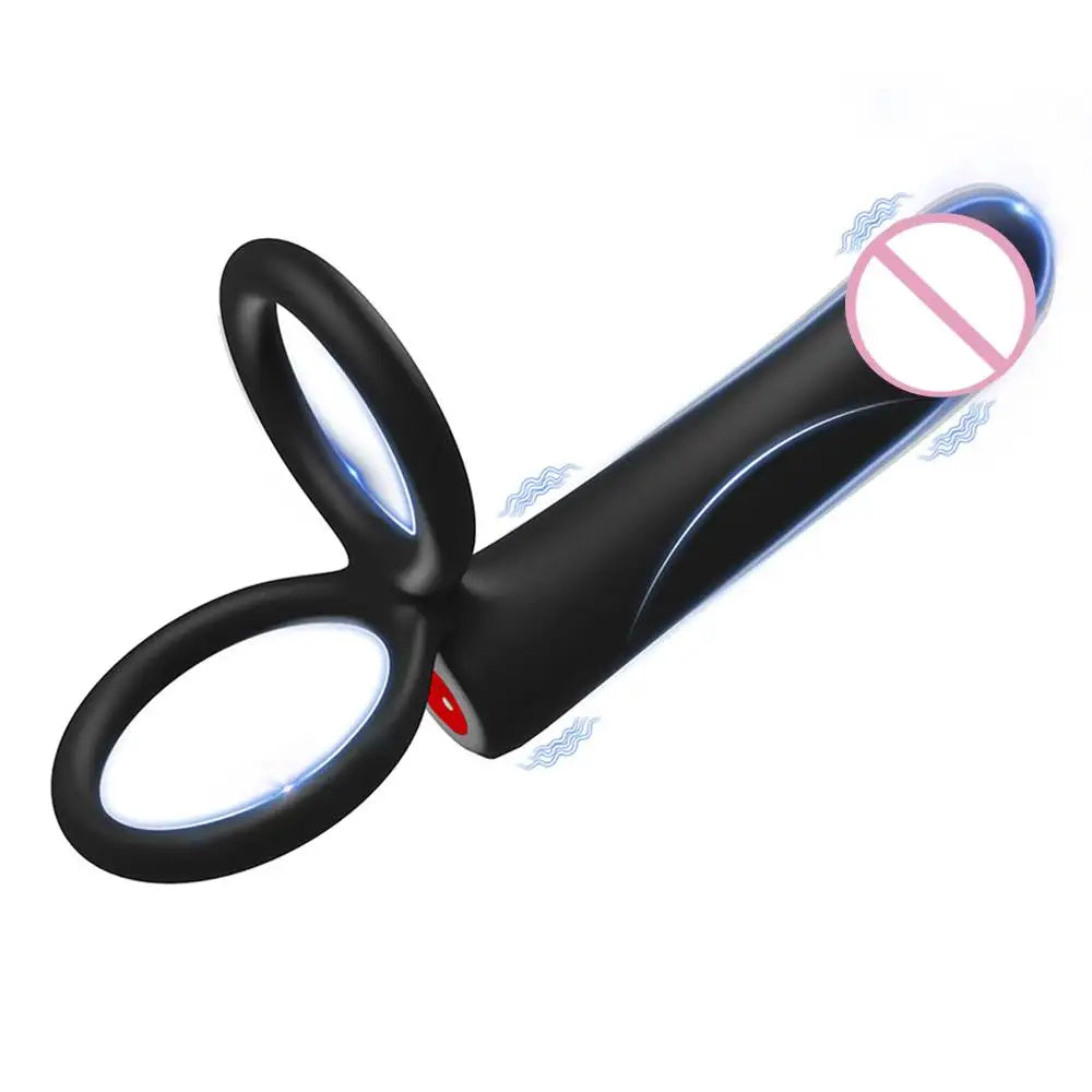 Male Woman Double Penetration Dildo Penis Vibrator Sex Toys For Couples Anal Plug Butt Plug Sex Ring G Spot Massager Adults 18+