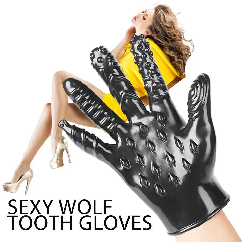 Sex Gloves Masturbation Breast Massage G Spot Vaginal Clitoris Stimulator Finger Gloves Erotic Sex Toys For Couples Women
