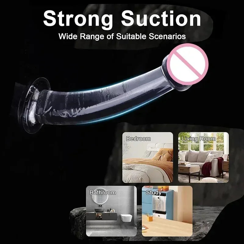 Strap on Dildo Panties Wearable Massager Penis Penetration Suction Cup Anal Toy for G-spot Stimulation for Lesbians and Couples