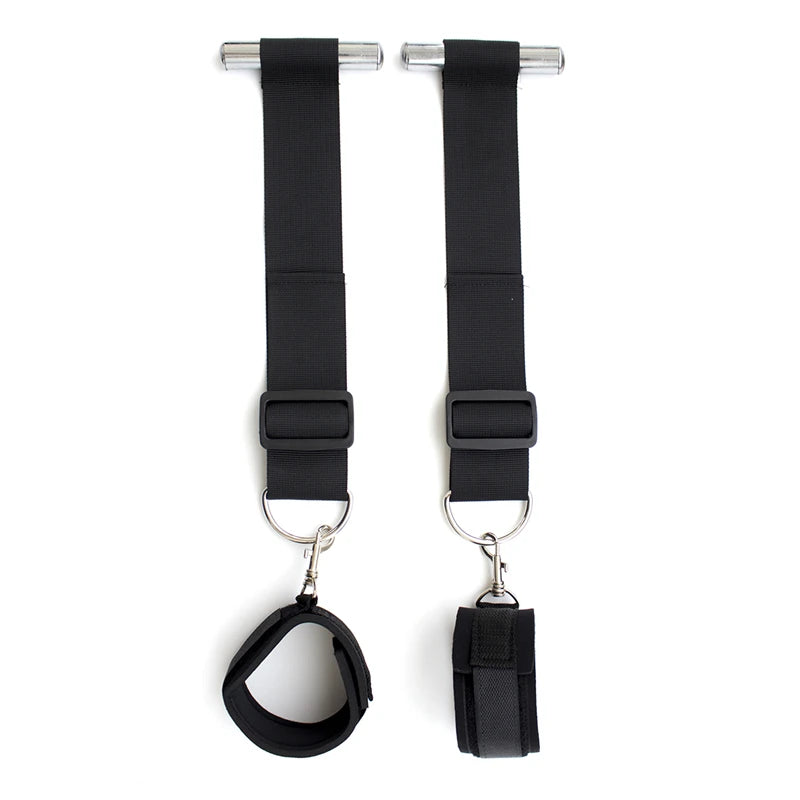 Bdsm Bondage Set Restraint Adult Game Handcuff Neck Collar Wrist Mouth Gag Strap Fetish SM Sex Toy For Woman Couples No Vibrator
