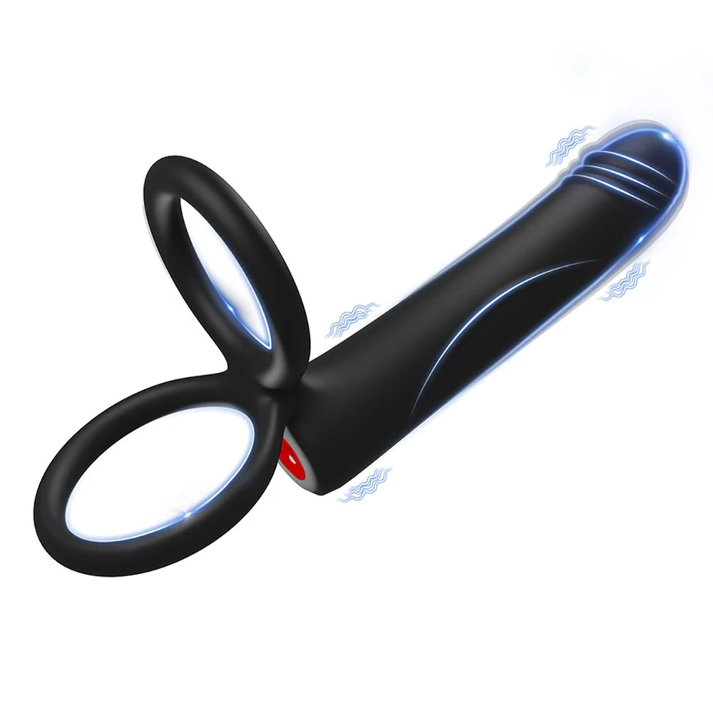 Strap On Anal Plug Vibrator Dick Dildo Sex Toys For Men Couples Bullet Vibrator Penis Ring Double Penetration Vagina Butt Plug