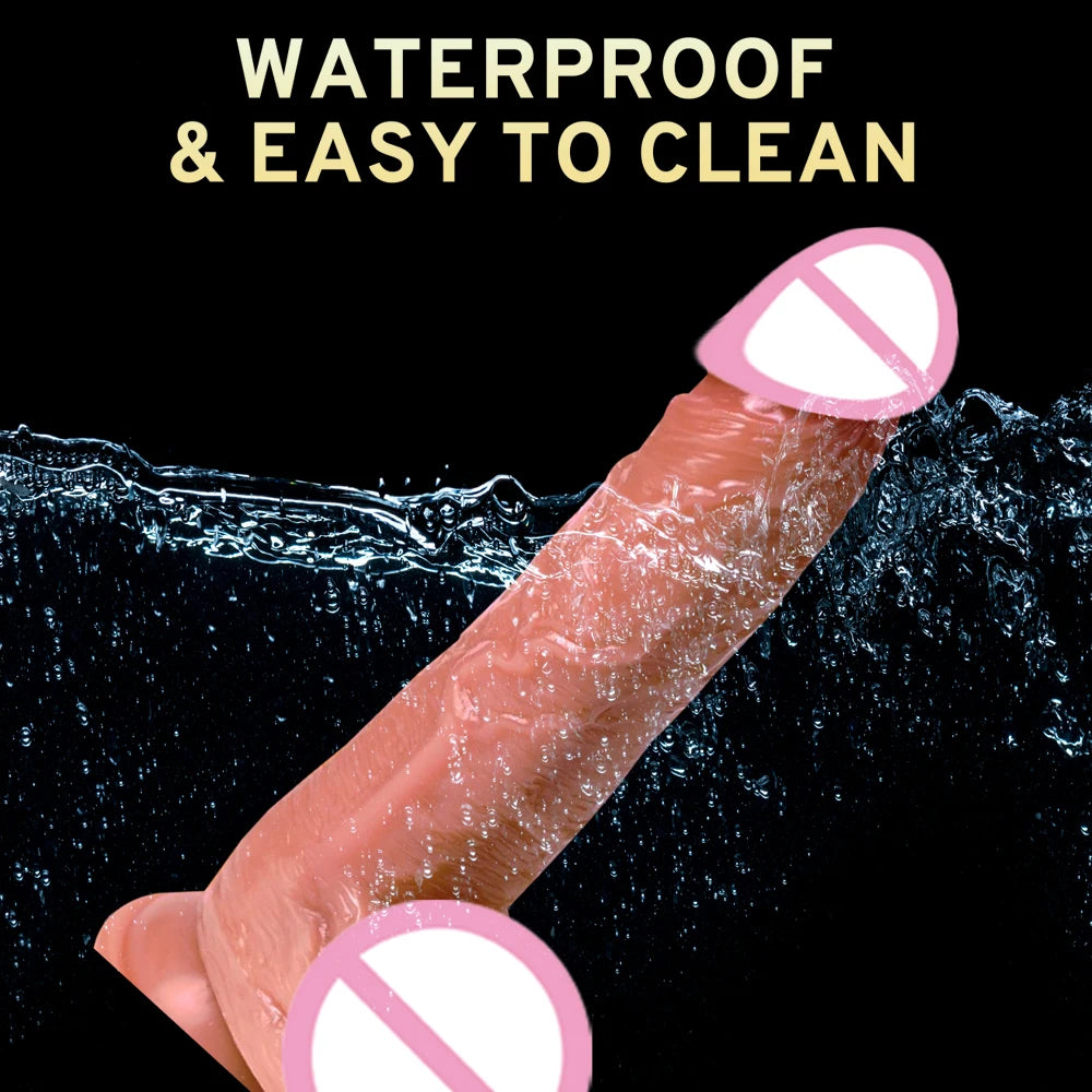 Strap On Realistic Dildo Female Silicone Soft Real Peins Suction Cup Big Cock Dildio Dick Adults Sex Toys For Women Masturbation