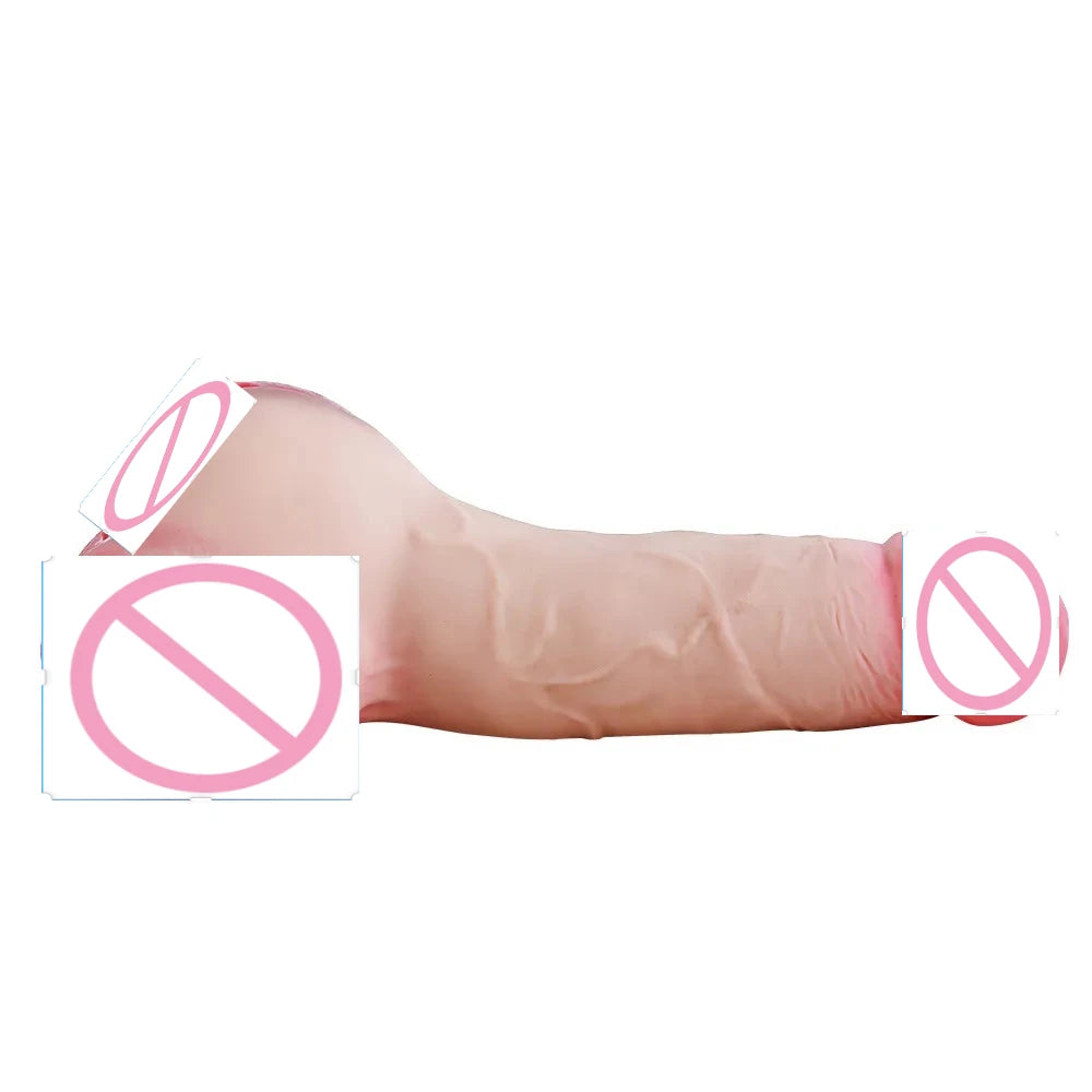 dildo shemale adult sex toy unisex masturbator toy for lying on bed