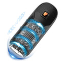 Adult Sex Toys  Automatic Male Masturbator Stroker with 9 Thrusting & Rotating 3D Realistic Transparent Textured Sex Machine