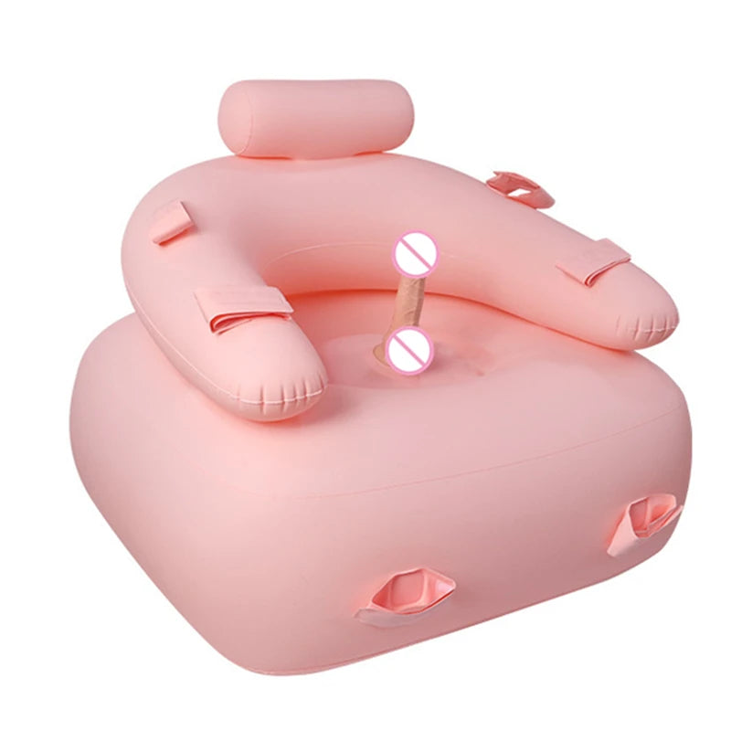 Sex Sofa with Dildo with Pump PVC Inflatable bdsm bondage gear Sex Furniture sex toy Erotic Sofa Adult Games Sex Toys For Women