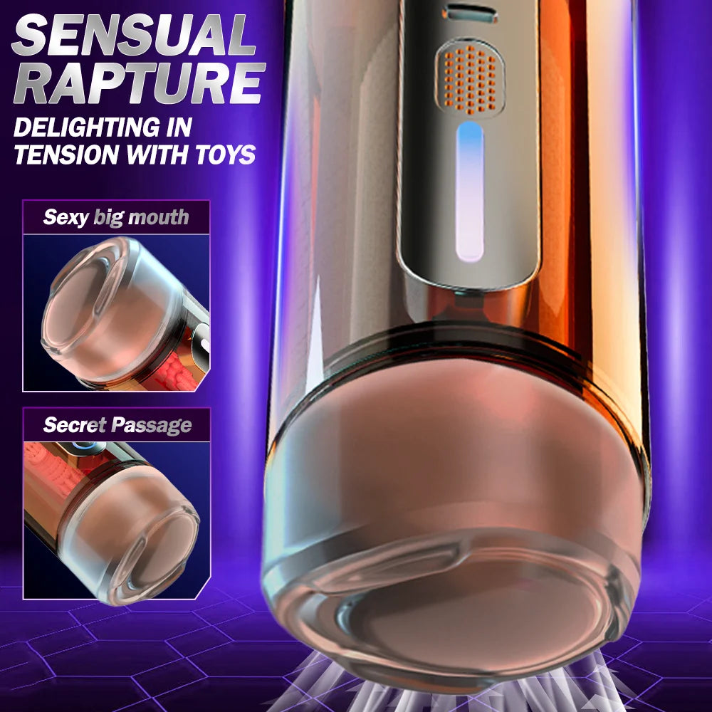 Sex Toys Automatic Male Masturbator Cup Sexy Voice Blowjob Vaginal Penetration Pocket Pussy Masturbator Toy Adults Goods for Man