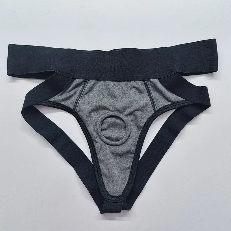 Strapon Harness Underwear Strap on Harness Underpants Strapless Panties Lesbian Undies for Men Women