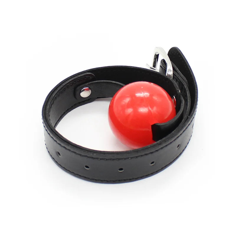 BDSM Ball Gag for Submissive Silicone Slave Throat Mouth Open Gags PU Leather Harness,Bondage Restraints,Sex Toys for Couples