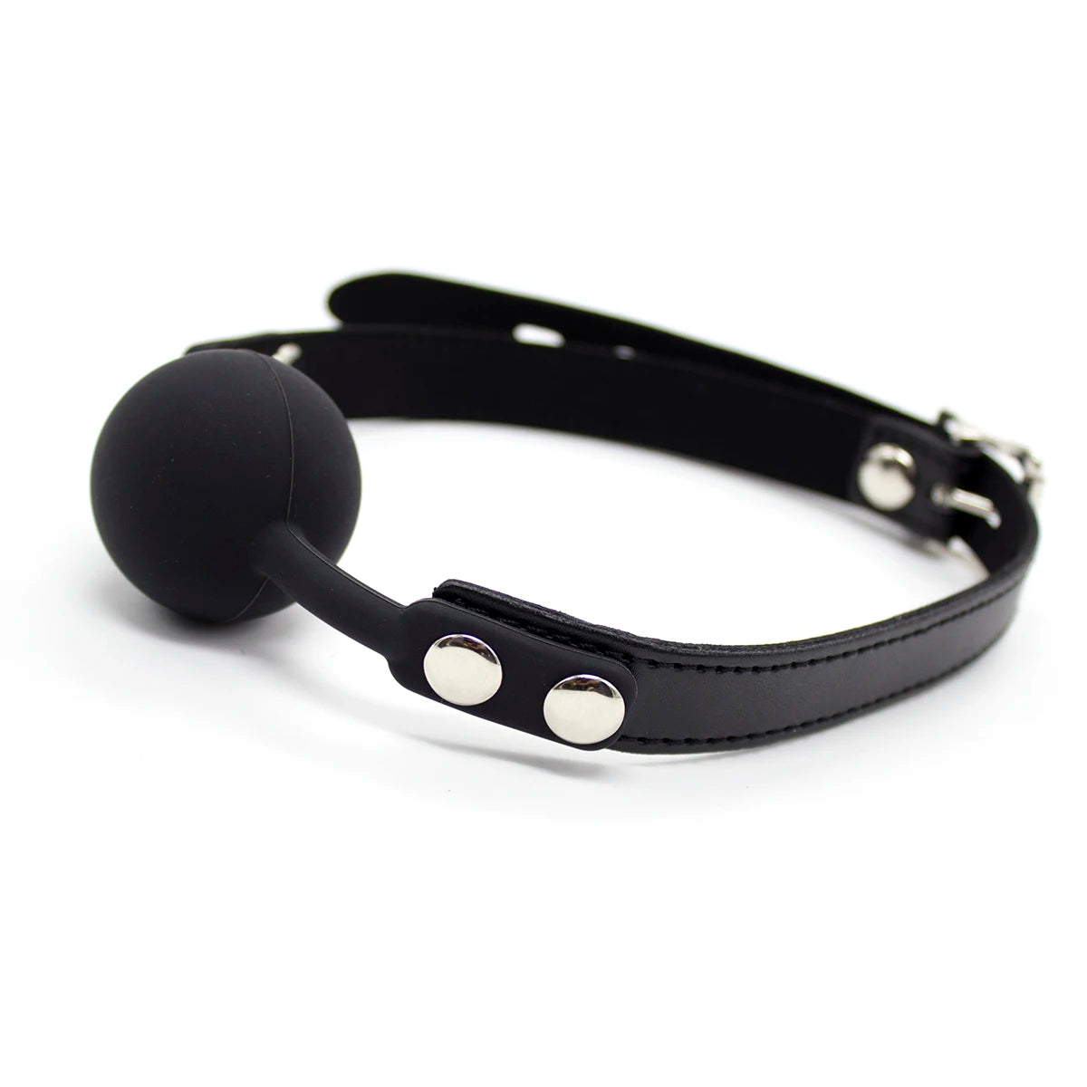BDSM Ball Gag for Submissive Silicone Slave Throat Mouth Open Gags PU Leather Harness,Bondage Restraints,Sex Toys for Couples