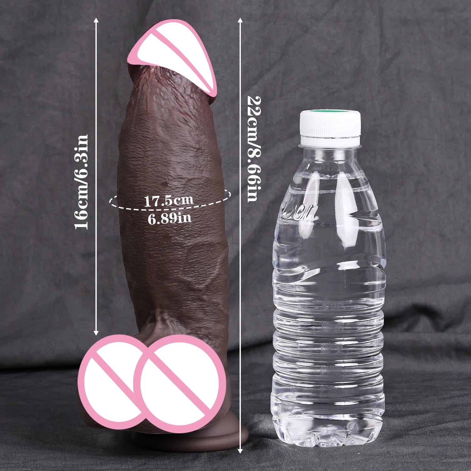 Huge Dildos Adult Sex Toys for Women Men Realistic Dildo Dick Layered Liquid Silicone Thick Anal Plug Woman Masturbation Penis
