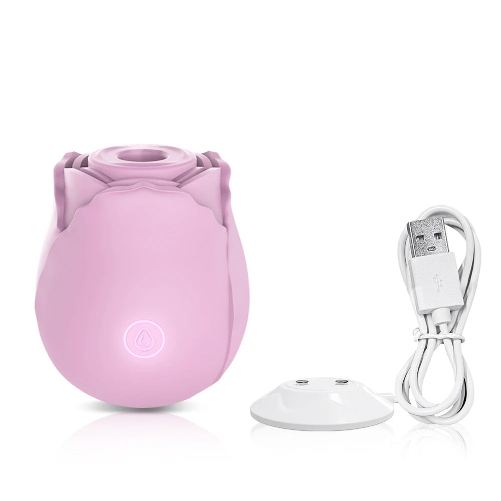 Sex Toys Rose-Sucking Vibrator for Women Nipple Clitoral Massager Stimulator Masturbator Adult Products Vibration Adult Toys