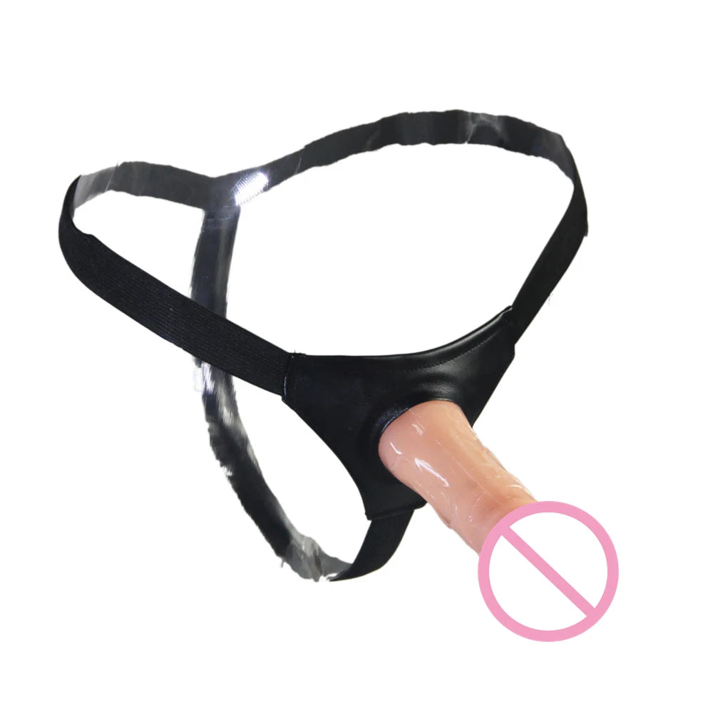 Strap on hollow Dildo Pants lesbian Anal cock Ultra Elastic G-Spot Erection Assist Harness Penis Real Dick Sex Toy for man