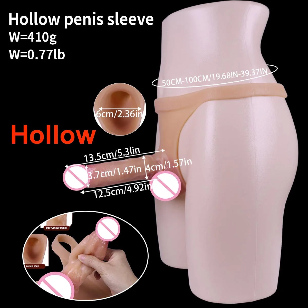 Strap On Wearable Double Realistic Dildos G-Spot Dildo Silicone Panties for Lesbian Anus Vagina Massager Couples Sex Toys Adult
