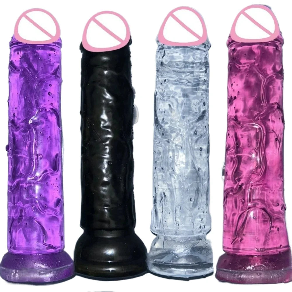 Adult Sex Toys Dildo Adults Fun Jelly Dick Suction Cup Pussy Butt Plug Anal Masturbator Realistic Dildos Safer Sex Products 18+