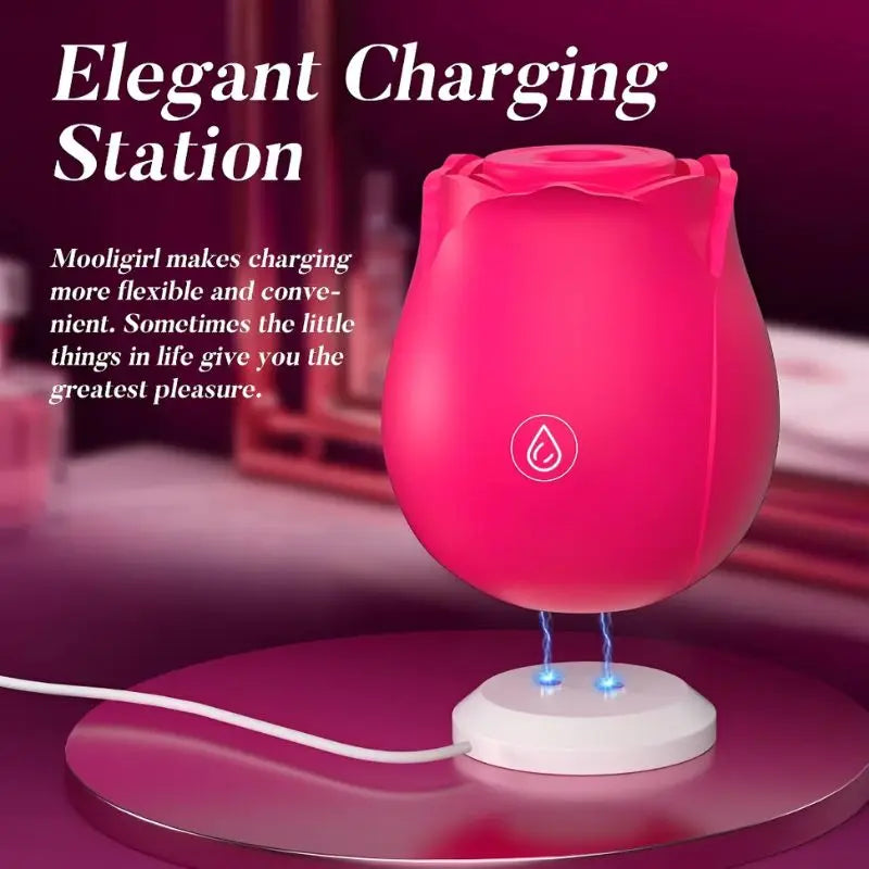 Sucking Rose Vibrator Toy for Women Masturbation Vacuum Stimulator Oral Nipple Clit Sucker Female Sex Toy Goods for Female Adult