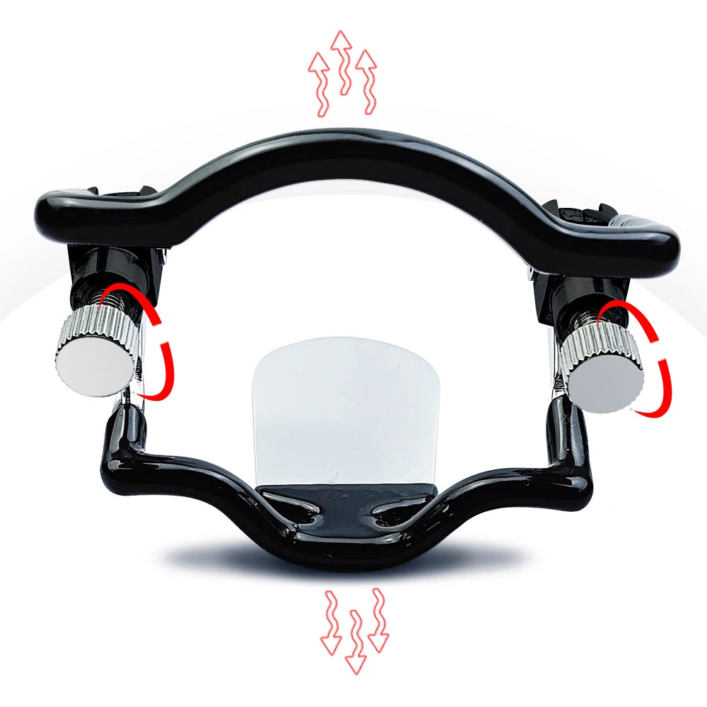 BDSM Stainless Steel Adjustable Mouth Plug Mouth Bondage Slave Deep Throat Gags Restraint Blowjob Gag  Adult Sex Toys For Couple