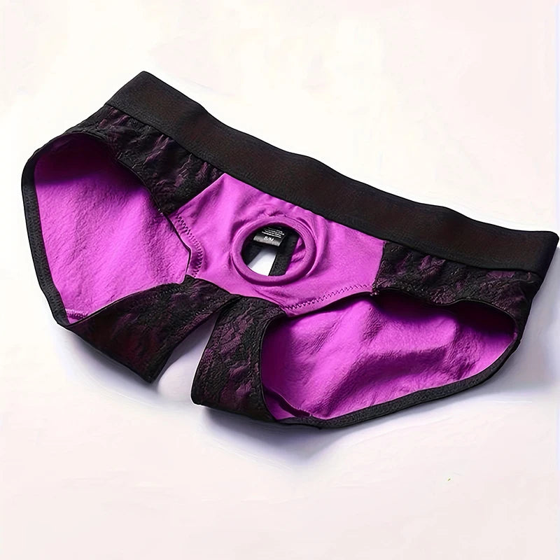 Strap On Harness Briefs diameter 4.5cm(1.77inch) Silicone O-ring Sissy Panties for couple&adult lgbt