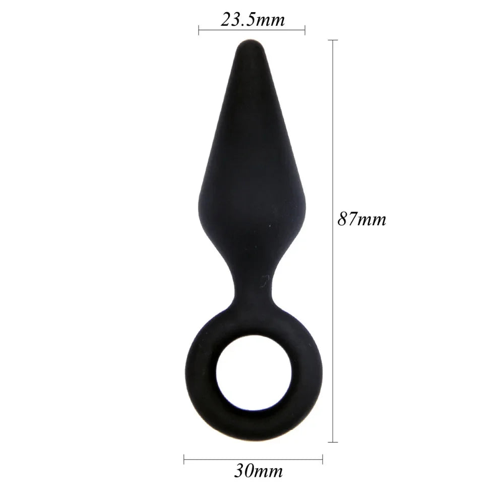 Sex Black Butt Plug For Beginner Erotic Toys Silicone Anal Plug Adult Products Anal Sex Toys For Men Women Gay Prostate Massager